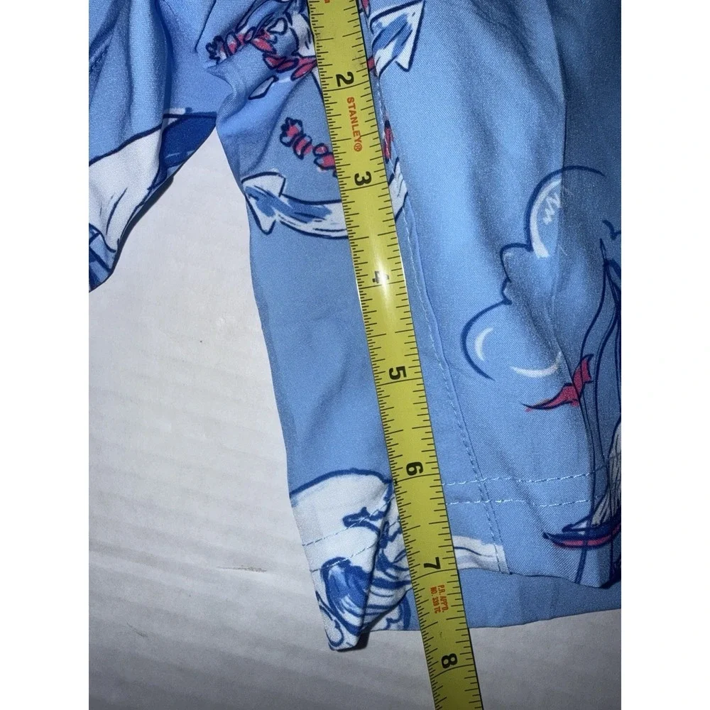 Maagic Men's 7-inch‎ Sailboat Anchor Print Swim Trunks with Mesh Lining Size XL